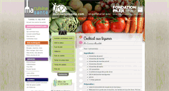 Desktop Screenshot of ma-cuisine-ma-sante.fr